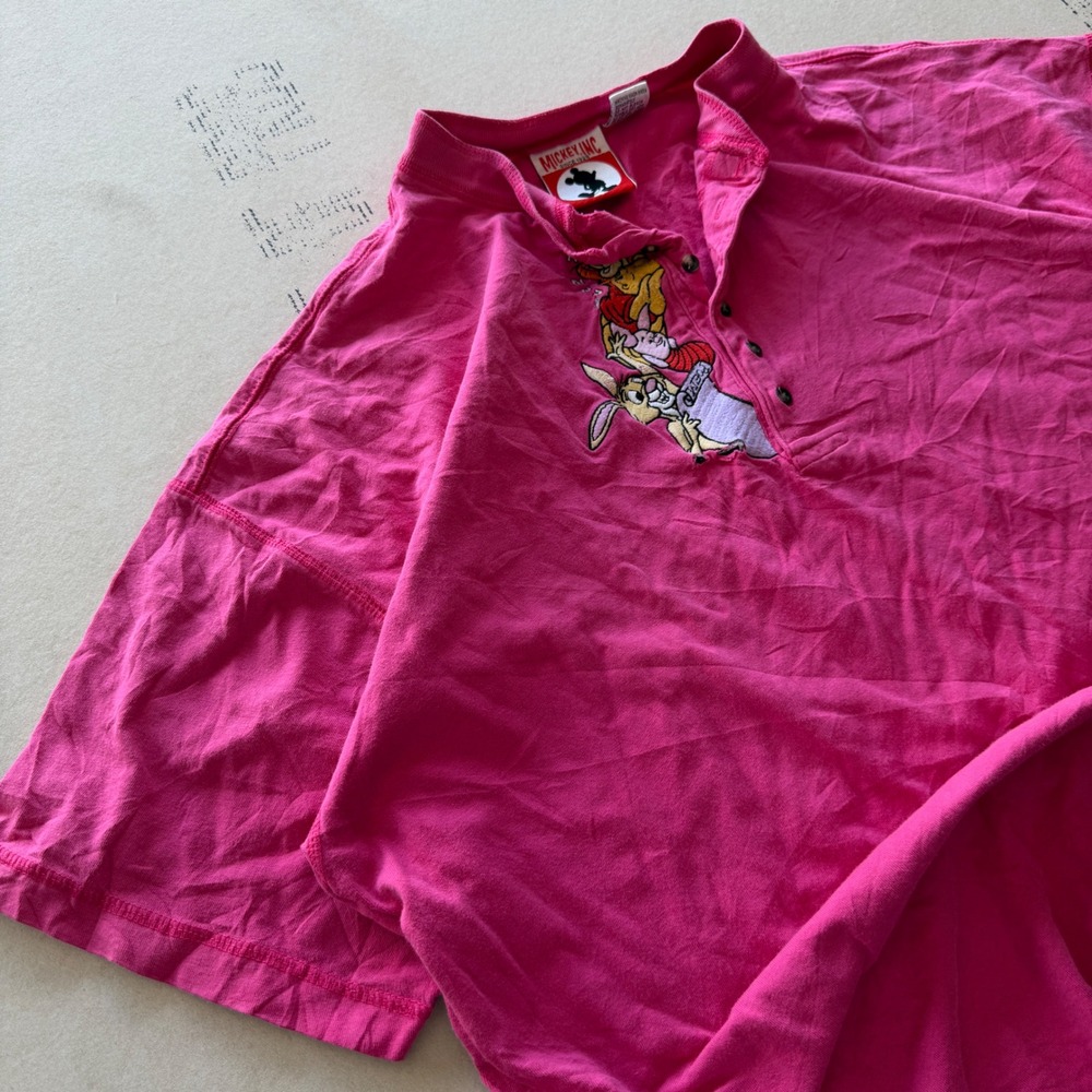 Vintage 90's Mickey Inc Disney Henley T-shirt